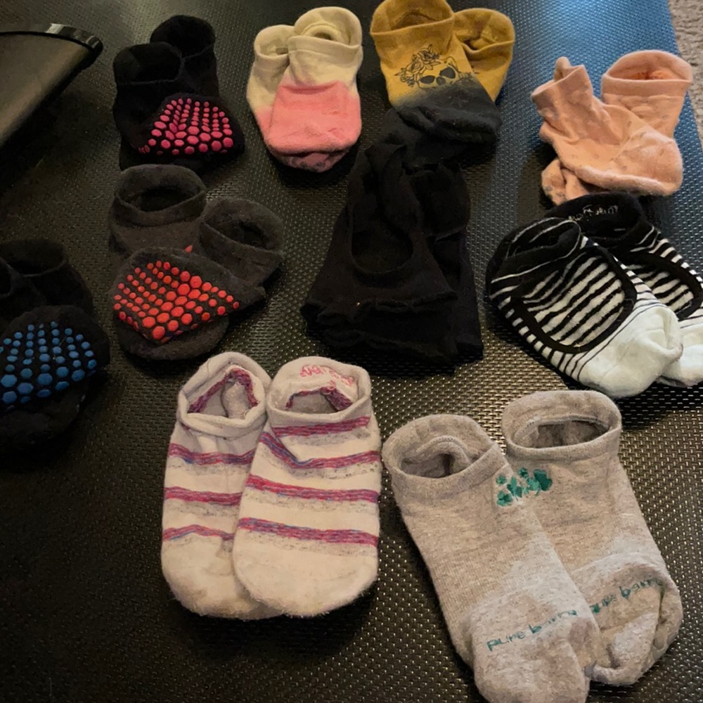 Pure barre sticky socks